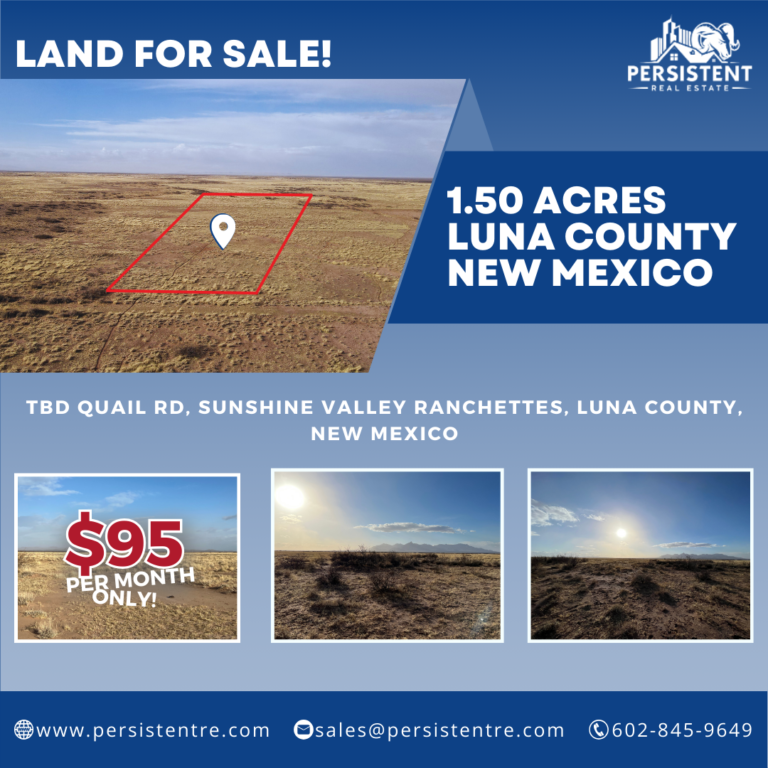 Persistent Real Estate 1.5 acre Luna County, New Mexico